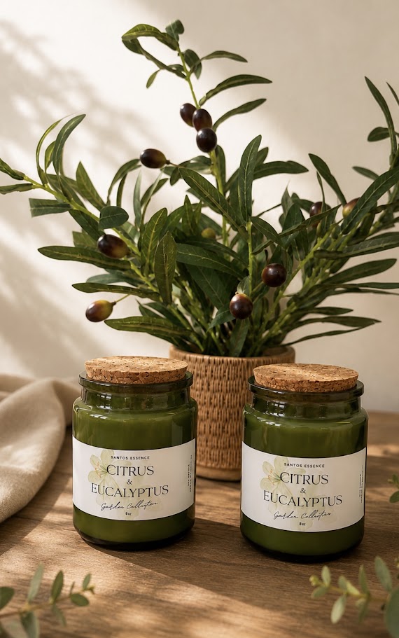 Citrus & Eucalyptus – Garden Collection 6 oz Soy Candle